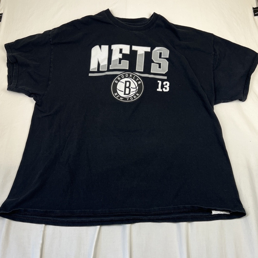 NBA Brooklyn Nets James Harden 13 T-Shirt Mens 2XL Black Short Sleeve Graphic
